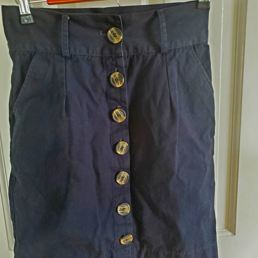 Bridge & Burn button front skirt